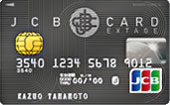 JCB CARD EXTAGE BLACK 券面